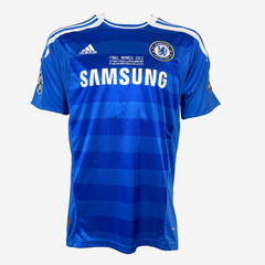 Maglia da calcio firmata da Didier Drogba - Chelsea 2012 Casa Finale di Champions League