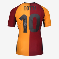 Francesco Totti Gesigneerd AS Roma Voetbalshirt 2001-02