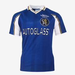 Gianfranco Zola Gesigneerd Chelsea Voetbalshirt – Finale Europacup 1998