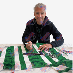 Henrik Larsson Gesigneerd Celtic Voetbalshirt - 1995-97 Retro Thuis