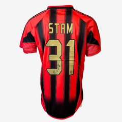 Maillot de football AC Milan signé par Jaap Stam - Domicile 1998-99