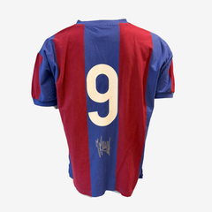ヨハン・クライフ直筆サイン入りFCバルセロナ 1978年ホーム長袖サッカーシャツ