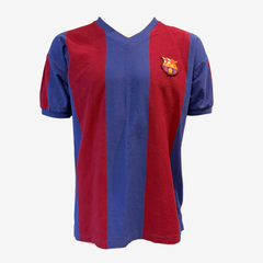 ヨハン・クライフ直筆サイン入りFCバルセロナ 1978年ホーム長袖サッカーシャツ