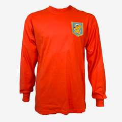 Maillot de football domicile manches longues des Pays-Bas signé Johan Cruyff - 1969