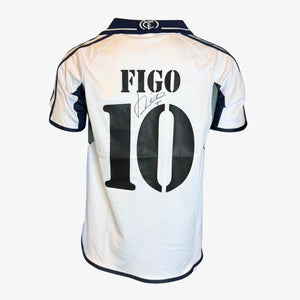Luis Figo Signed Real Madrid Home Shirt – 2000
