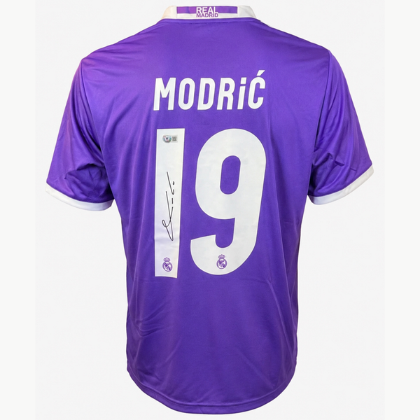 Luka Modrić Signed Real Madrid Away Shirt - Champions League Final