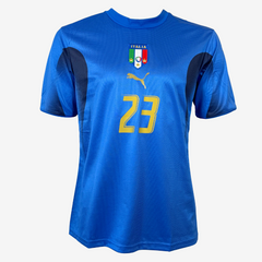 マルコ・マテラッツィ直筆サイン入りイタリア代表サッカーシャツ - 2006年ホームワールドカップ優勝モデル