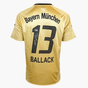 Michael Ballack Signed Bayern München Away Shirt 2004–05