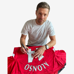 Maglia da calcio del Liverpool autografata da Xabi Alonso – Finale di Champions League 2005