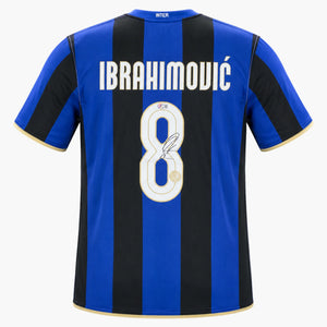 Zlatan Ibrahimović Signed Inter Milan Home Shirt 2008–09