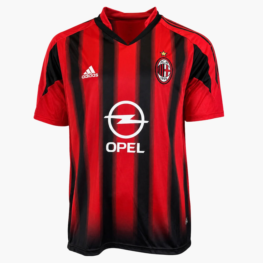 ACMilanFootballShirt2004-05Home-front | Iconic Shirts