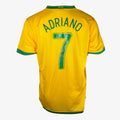 Maillot domicile du Brésil signé Adriano 2006 | Iconic Shirts