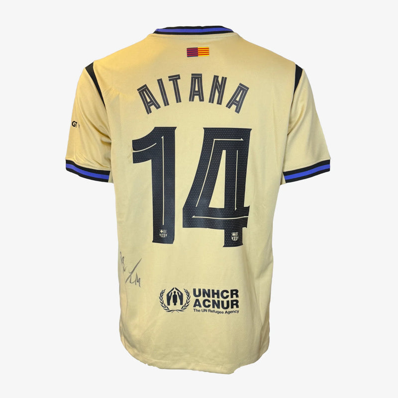 AitanaBonmatiSignedFCBarcelonaAwayShirt2025-26 | Iconic Shirts