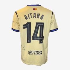 Aitana Bonmatí Signed FC Barcelona Away Shirt 2025-26