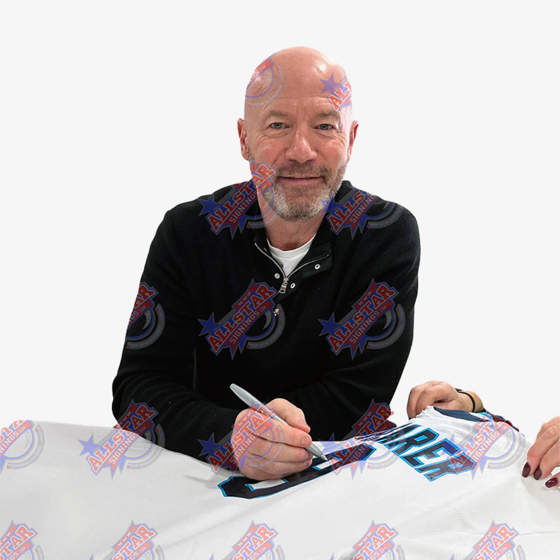 Von Alan Shearer signiertes England-Fußballtrikot – Euro96, mit Echtheitsnachweis | Iconic Shirts