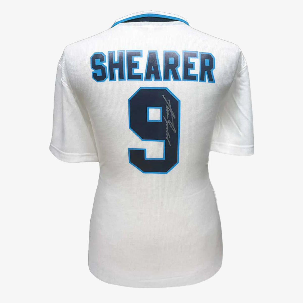 AlanShearerSignedEnglandFootballShirt-Euro96 | Iconic Shirts