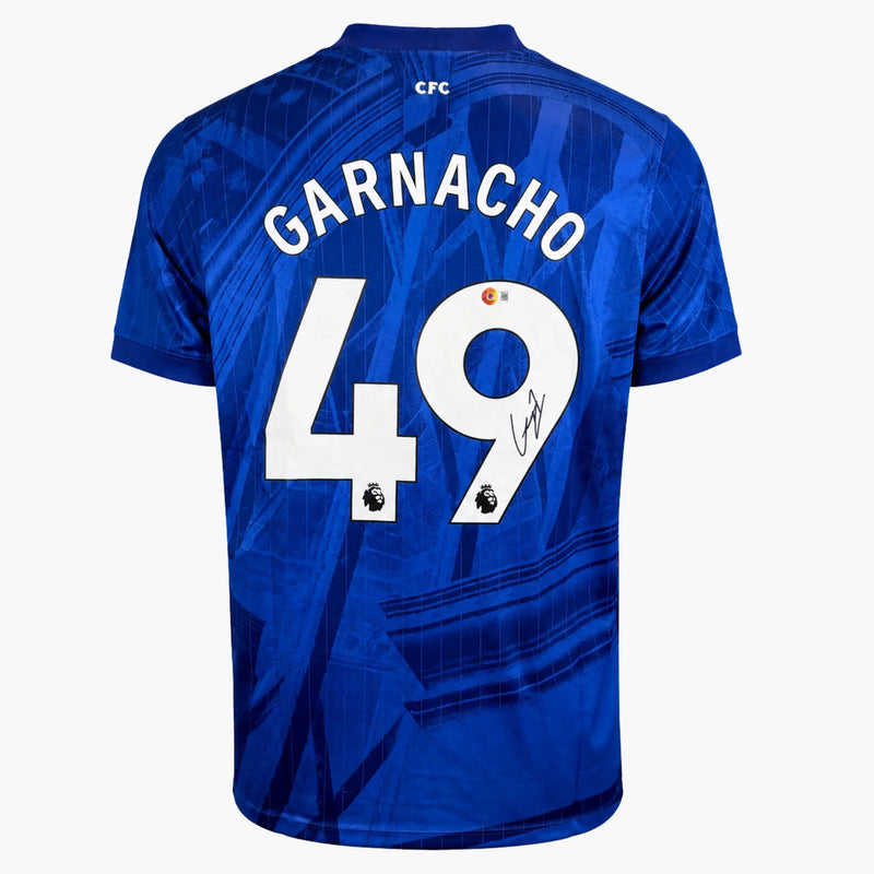 AlejandroGarnachoSignedChelseaHomeShirt2025_26-back | Iconic Shirts