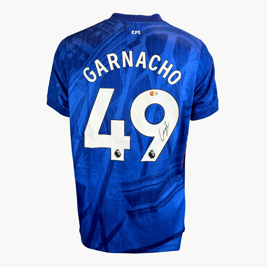 Alejandro Garnacho Signed Chelsea Home Shirt 2025–26 – Signed