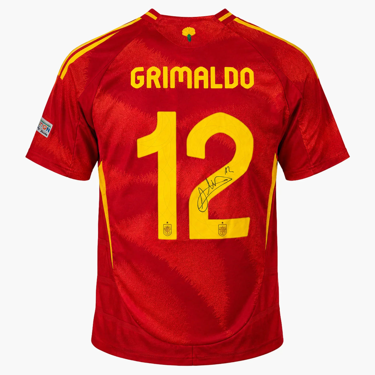 AlejandroGrimaldoSignedSpainEURO2024HomeShirt | Iconic Shirts