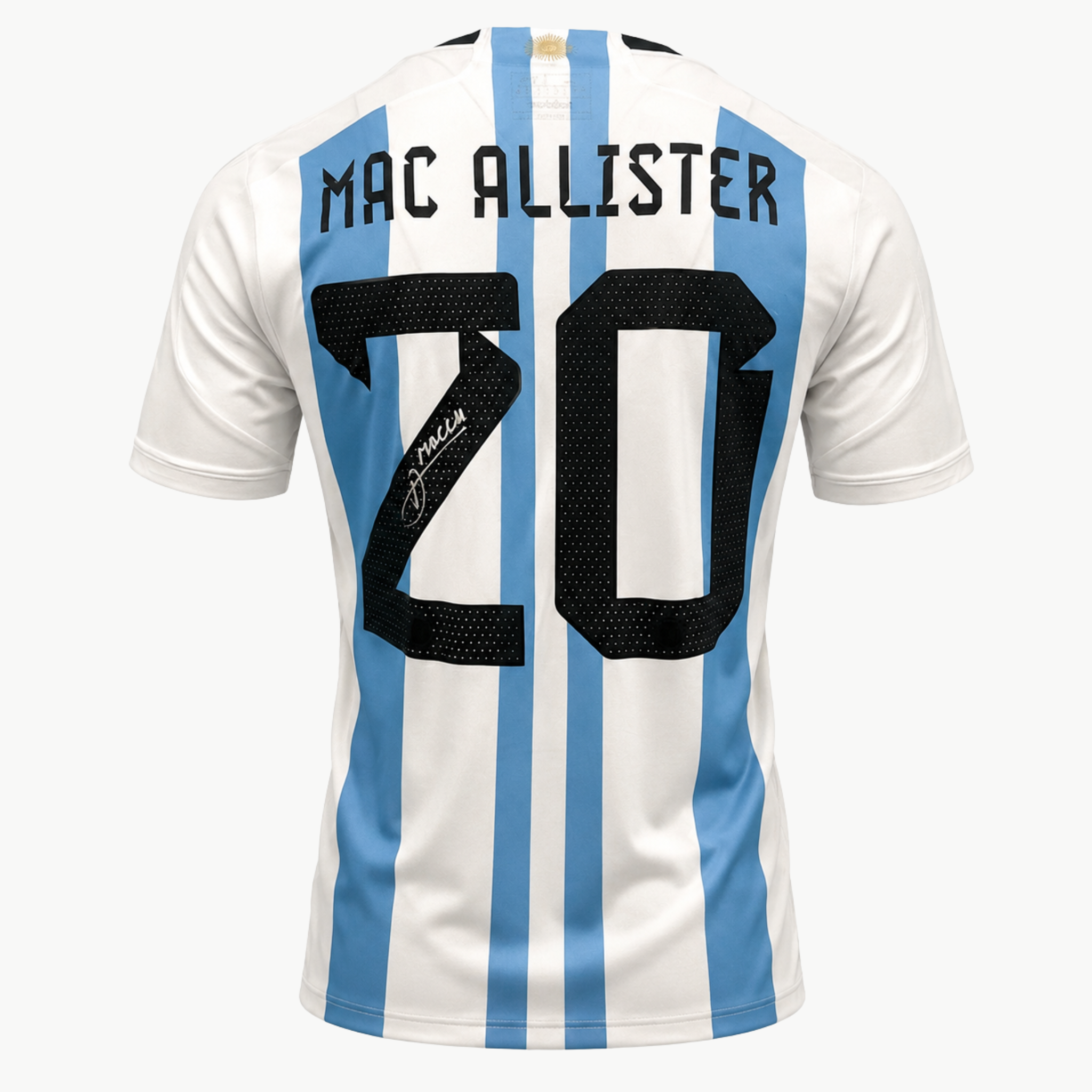 Alexis Mac Allister Signed Argentina 2022–23 Home Shirt