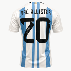 Alexis Mac Allister Signed Argentina 2022–23 Home Shirt