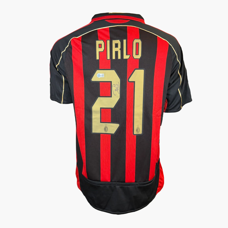 AndreaPirloSignedACMilanHomeShirt2006_07 | Iconic Shirts