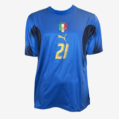 Andrea Pirlo Signed Italy Home Shirt 2006