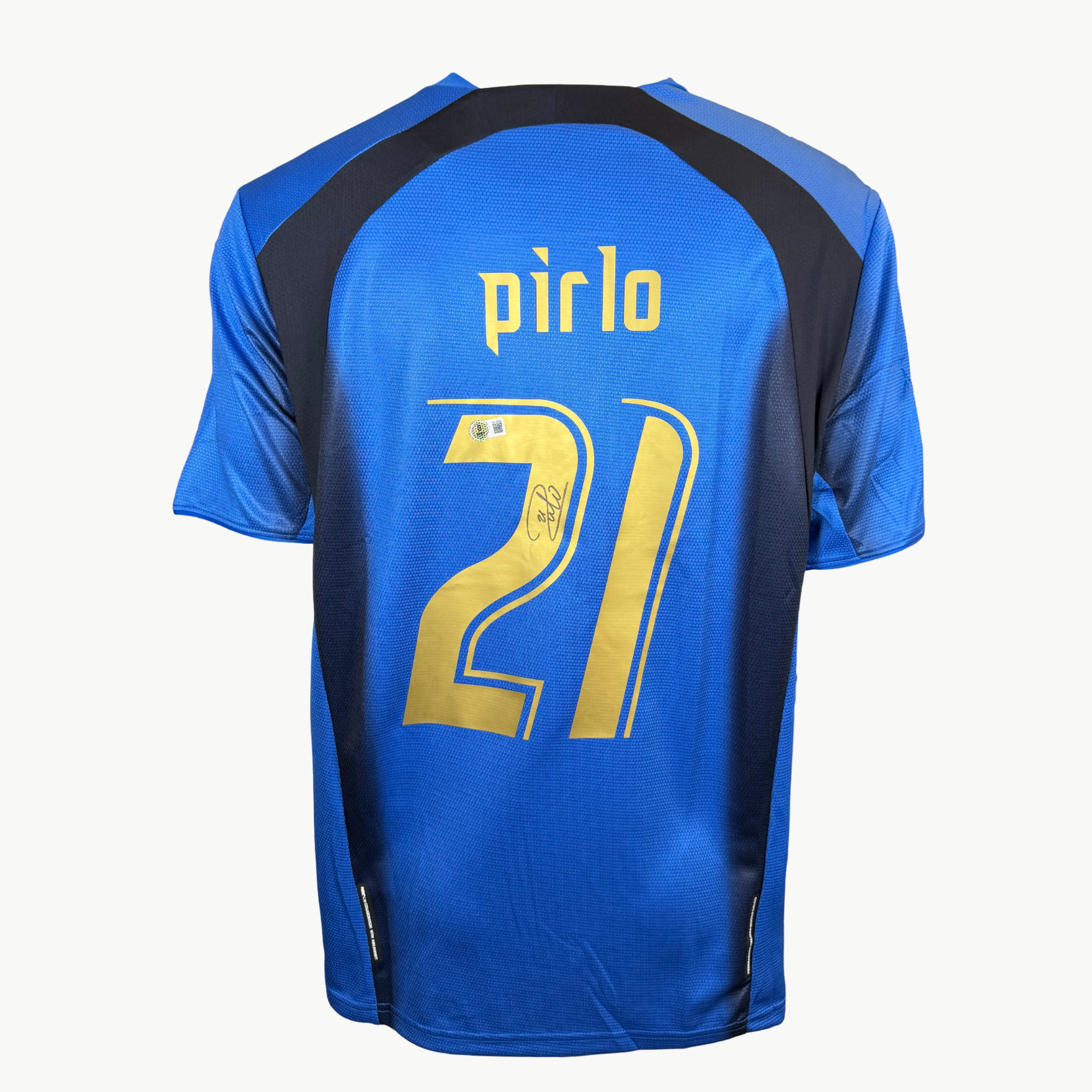 イタリア代表サイン入りサッカーシャツ | アイコニックシャツ