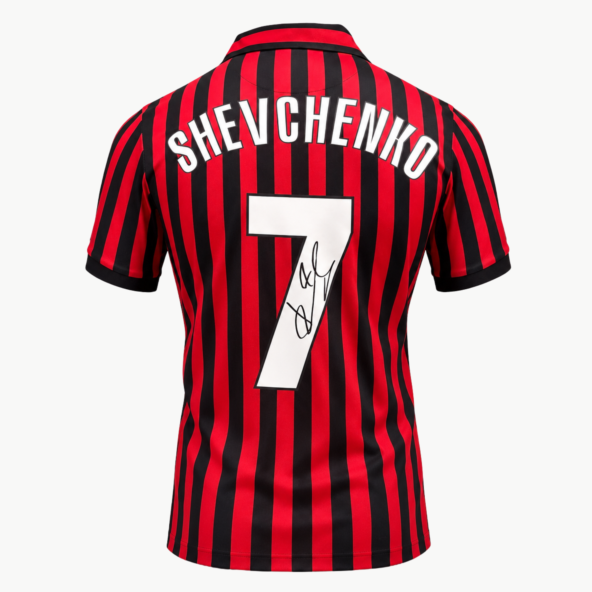 Andriy Shevchenko Signed AC Milan 2000 Centenary Home Shirt