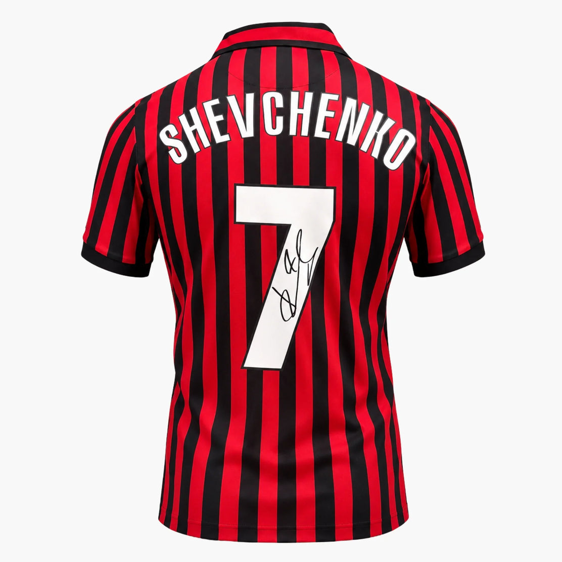 AndriyShevchenkoSignedACMilan2000CentenaryHomeShirt | Iconic Shirts
