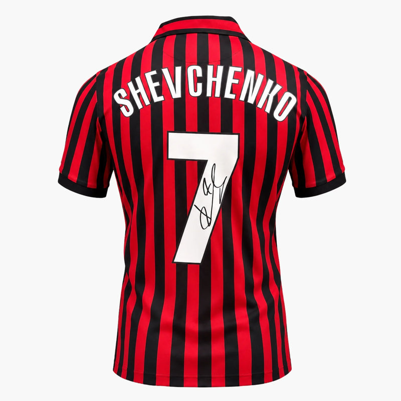 AndriyShevchenkoSignedACMilan2000CentenaryHomeShirt | Iconic Shirts