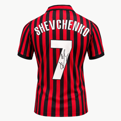 Andriy Shevchenko Signed AC Milan 2000 Centenary Home Shirt