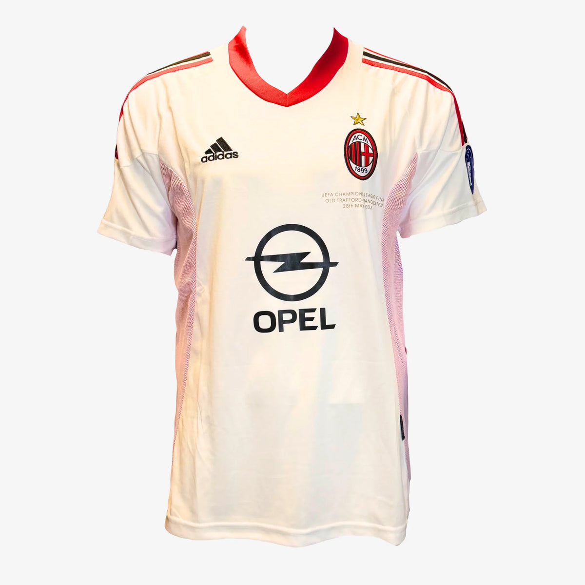 AndriyShevchenkoSignedACMilan2003ChampionsLeagueFinalShirt-front | Iconic Shirts