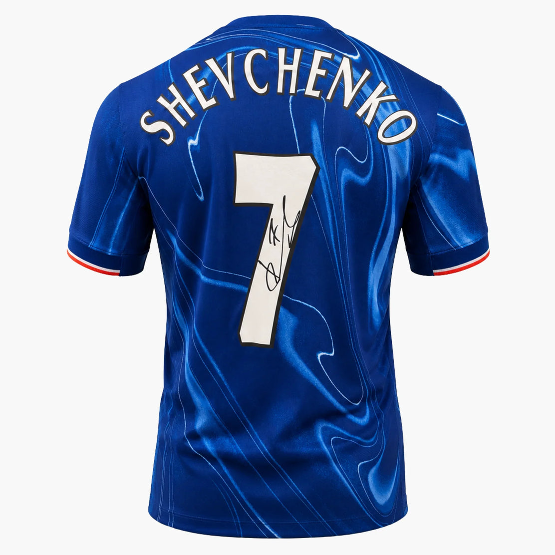 Chemise domicile Chelsea signée Andriy Shevchenko 2024_2025 | Iconic Shirts