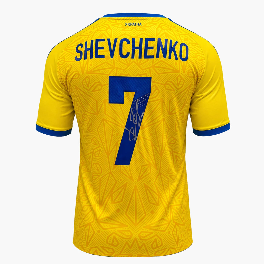 AndriyShevchenkoMaillot domicile signé Ukraine 2026-2026 | Iconic Shirts