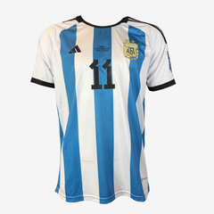Ángel Di María Signed Argentina Home Shirt - 2022 World Cup Final