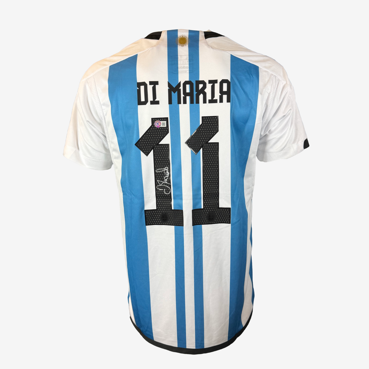 Ángel Di María Signed Argentina Home Shirt - 2022 World Cup Final