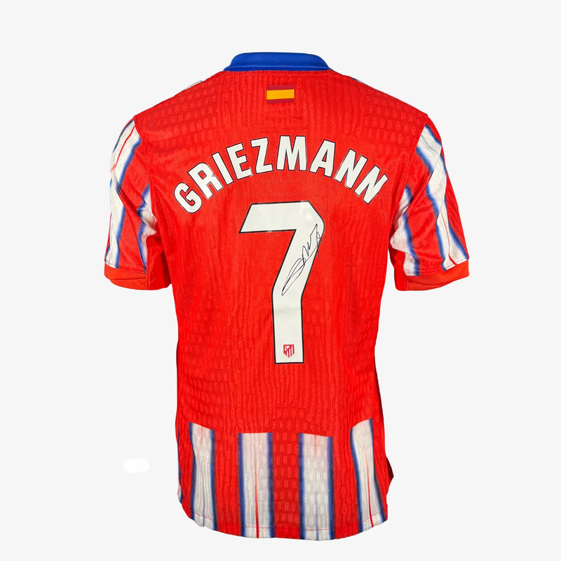 AntoineGriezmannSignedAtleticoMadridHomeShirt-2024-2025 | Iconic Shirts