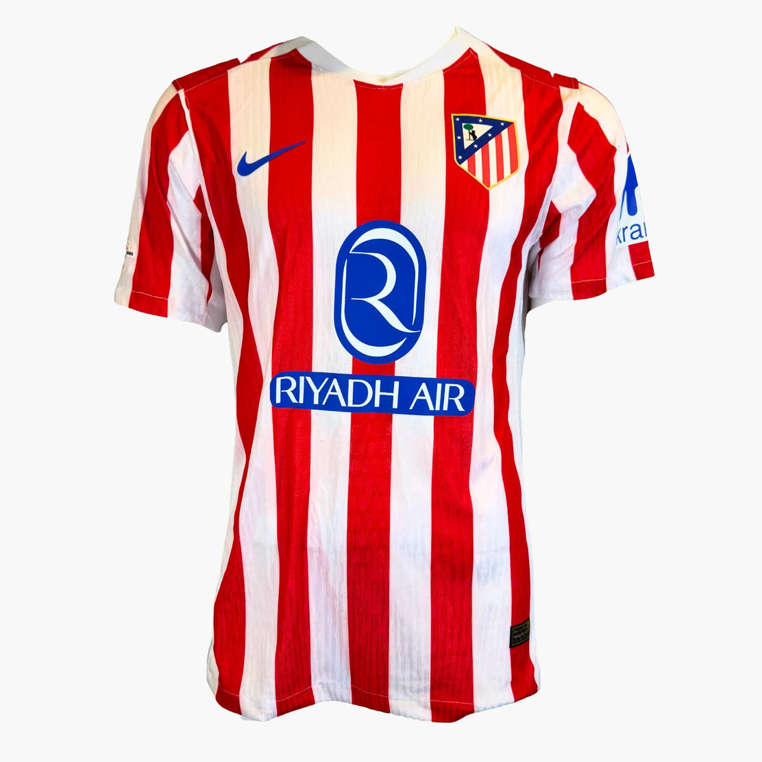AntoineGriezmannSignedAtleticodeMadrid2025_26HomeShirt-front | Iconic Shirts