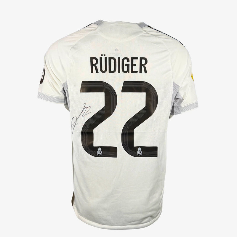 Von Antonio Rüdiger signiertes Real-Madrid-Heimtrikot 2025-2026 | Iconic Shirts