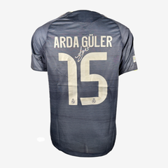 Arda Güler signiertes Real Madrid Auswärtstrikot - 2025-2026