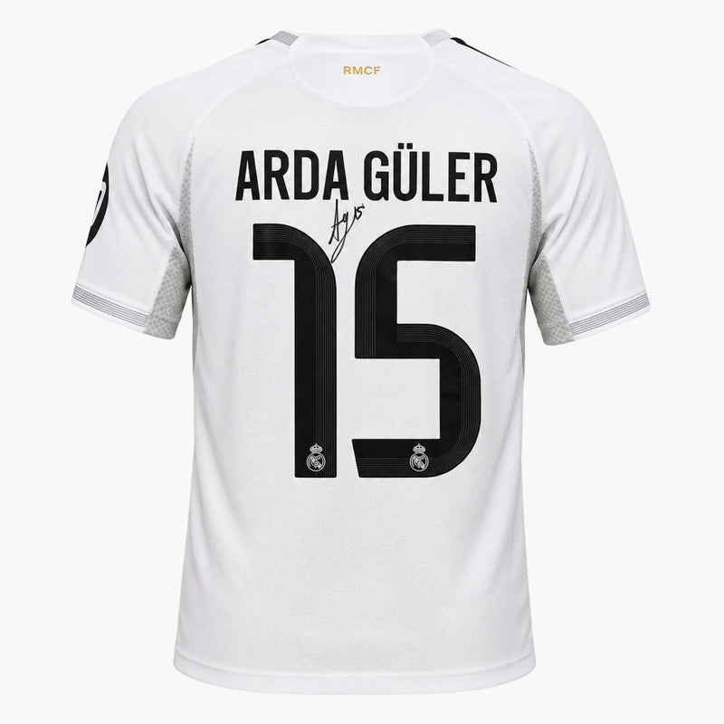 ArdaGulerSignedRealMadridHomeFootballShirt_2025_26_3e88bc5b-330b-4d05-9dcd-c3d8f96bd876 | Iconic Shirts