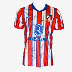 Atlético Madrid Thuisshirt met handtekeningen van het team – 2024–25