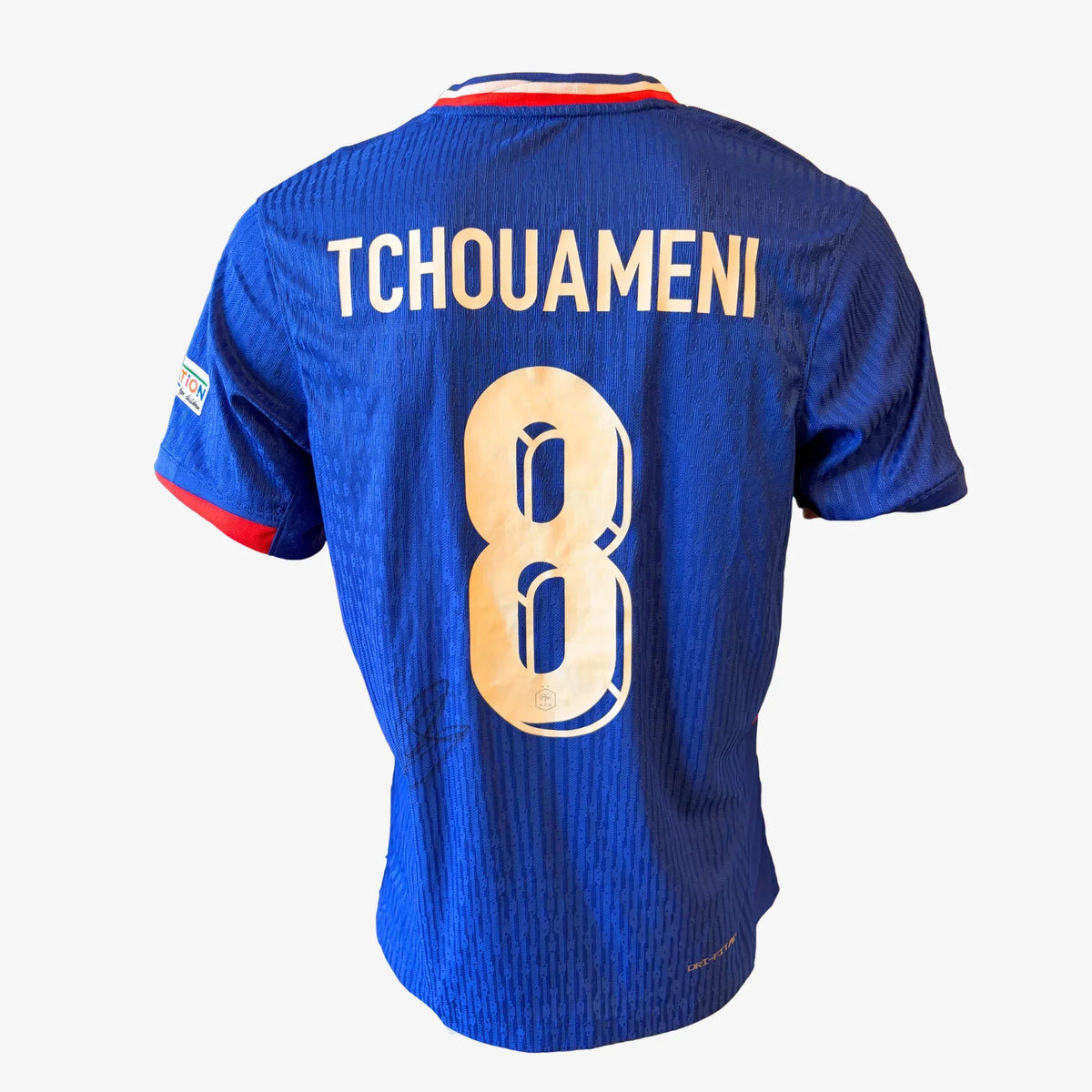 AurelienTchouameniSignedFranceHomeFootballShirt_Euro2024 | Iconic Shirts