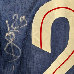 Bradley Barcola Signed Paris Saint-Germain 2025–26 Home Shirt - Iconic Shirts # #