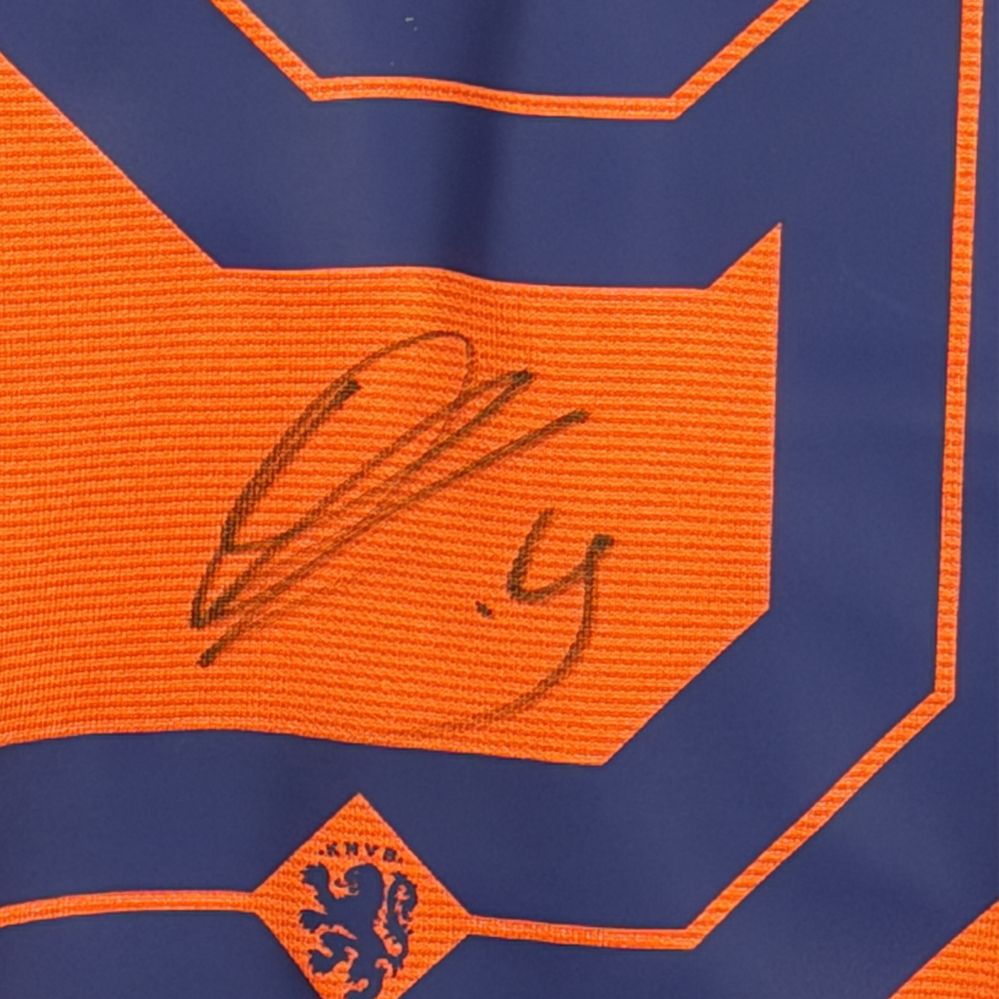 Brian Brobbey Signed Netherlands Home Shirt 2024–2026