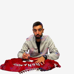 Bruno Fernandes Signed Manchester United Football Shirt – 2022–23 Home