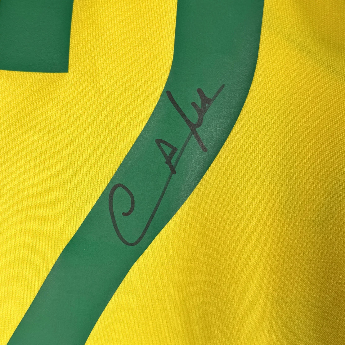 CafuSignedBrazilHomeShirt2022-signature | Iconic Shirts
