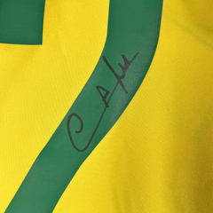 Cafu Signed Brazil Home Shirt 2022