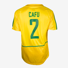 Cafu Signed Brazil Home Shirt 2022